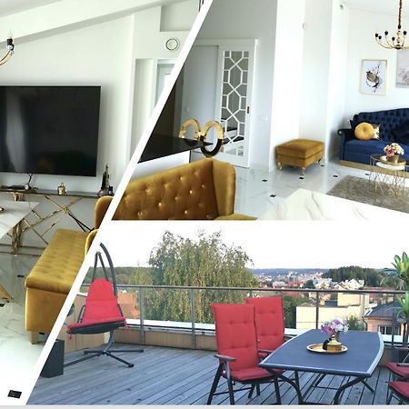 维尔纽斯Luxury Penthouse With Large Terrace & Panoramic Old Town View公寓 外观 照片