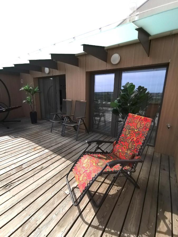 维尔纽斯Luxury Penthouse With Large Terrace & Panoramic Old Town View公寓 外观 照片