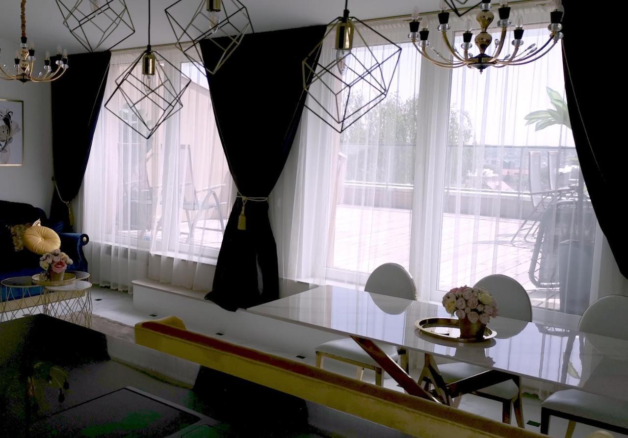 维尔纽斯Luxury Penthouse With Large Terrace & Panoramic Old Town View公寓 外观 照片